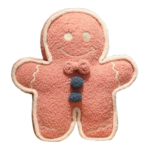 姜饼人抱枕女生睡觉姜饼兔玩偶饼干人圣诞老人毛绒玩具圣诞节礼物