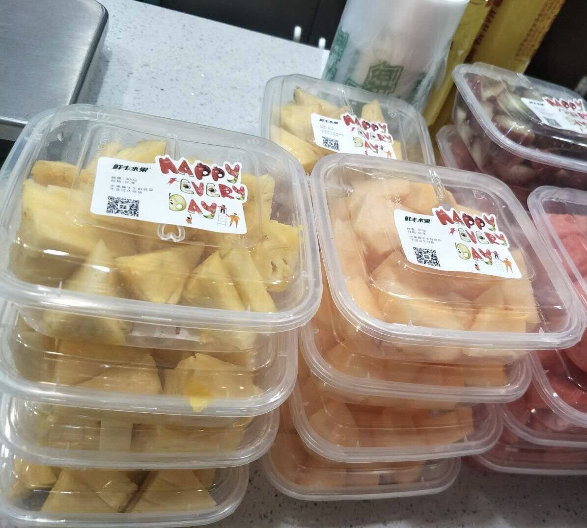 一次性正方形美式餐盒水果打包盒