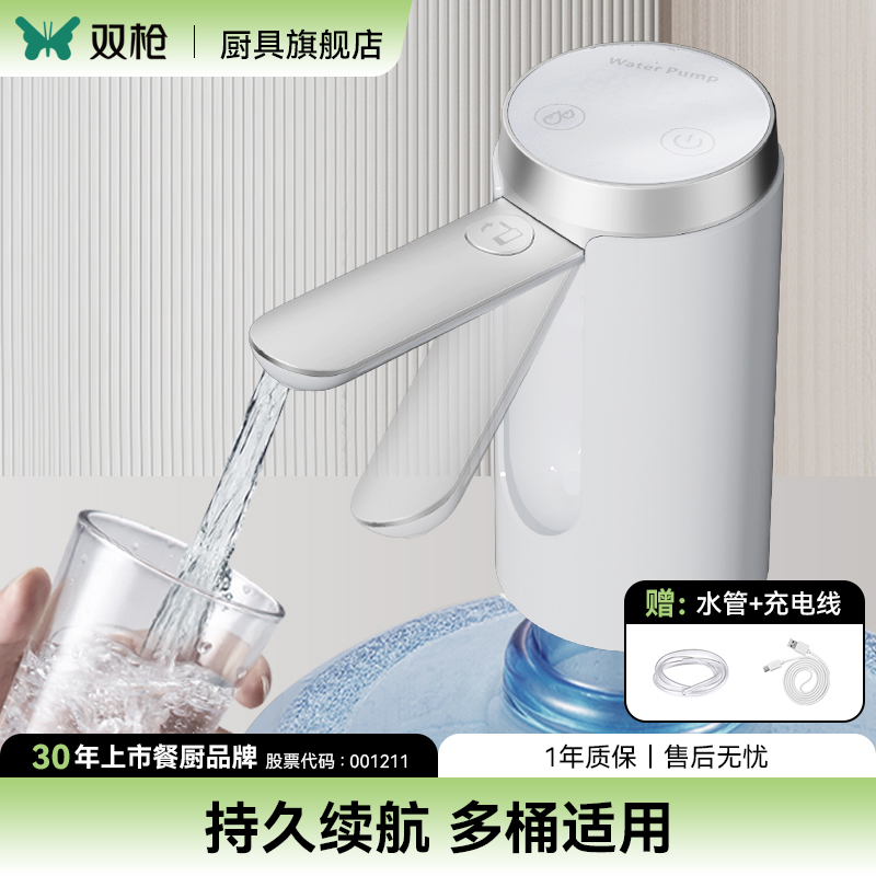 双枪电动抽水机家用压水器吸水器