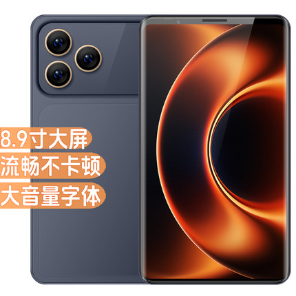 8.9寸超大屏幕音量字体6寸7寸以上侧边指纹18000毫安旗舰智能手机