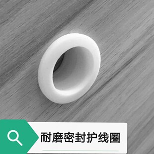 白色硅胶护线圈 圆孔出线环过线 电线保护套5--200MM橡胶绝缘垫 