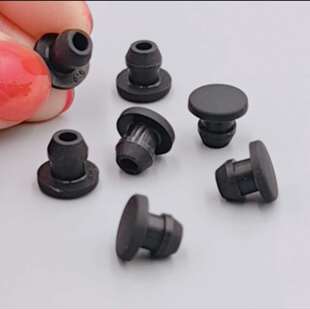 包邮扣式塞头防尘孔耐高温硅胶防震胶垫防撞塞头胶塞锥形软胶塞子