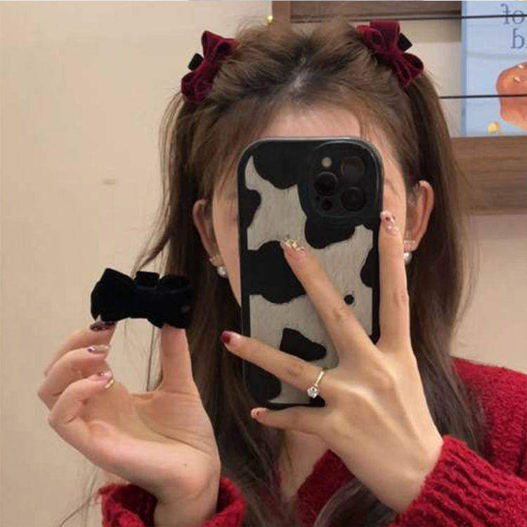 甜系公主头丝绒蝴蝶结小抓夹红色高级感侧边发夹头饰前额刘海边夹,饰品/流行首饰/时尚饰品新,发饰,淘宝优惠券,粉丝福利购,淘宝优惠卷