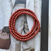 天然原矿九口南红玛瑙手链女手串男老型珠路路通新中式 本命年高货