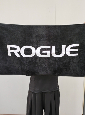 ROGUE外贸原单100%纯棉运动毛巾柔软吸水健身擦汗大毛巾