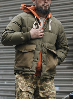 恶犬BRONSON方盒型绗缝羽绒内胆夹克QUILTED DOWN LINER鸭绒外套