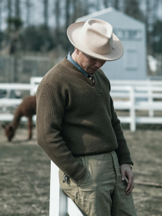 二战A1机械师加厚重磅V领羊毛衣针织衫 恶犬BRONSON 潮WOO专属