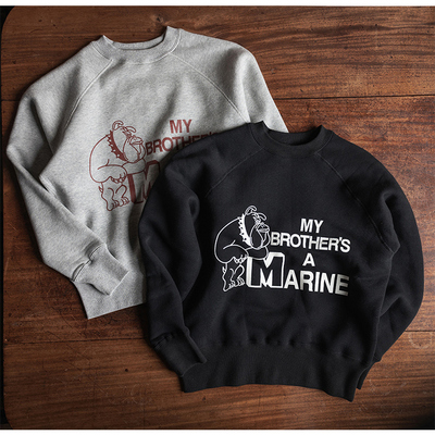 套头卫衣插肩袖复古短款运动衫