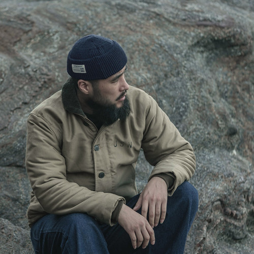 USN海军侦查员复古风毛线冷帽A-4