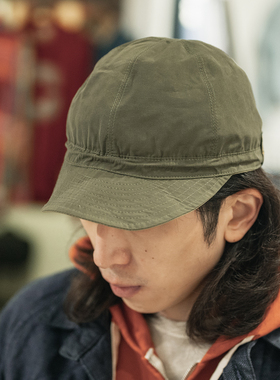 NON STOCK双面着用防泼水尼龙遮阳帽 软帽檐棒球帽 可调节飞行帽