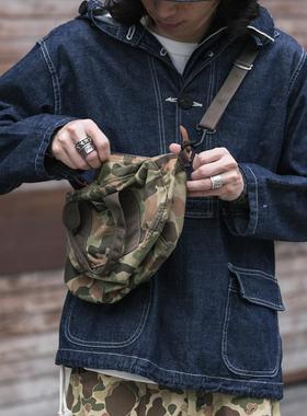恶犬BRONSON赤耳牛仔布GUNNER SMOCK火炮手防护套头连帽迷彩罩衫