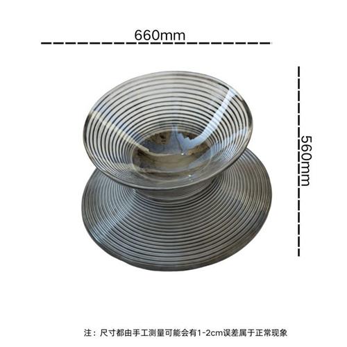 定制透明树脂旋转陀螺椅子客厅商场游乐场儿童户外不倒翁座椅