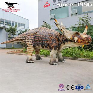 自贡仿真恐龙厂家源头工厂仿真骑乘坐骑恐龙春节引流亲子娱乐