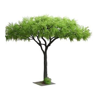 厂家专业定制金合欢树高品质仿真合欢花树室内外景观仿真植物