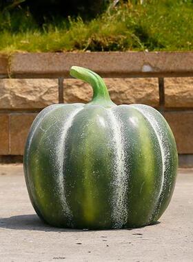 仿真南瓜玻璃钢雕塑公园林景观户外大型蔬菜景区丰收美陈装饰摆件