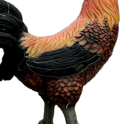 厂家直销租赁大型仿真公鸡模型仿真电动恐龙动物模型雕塑展品