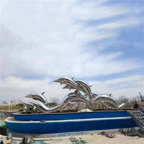 大型不锈钢雕塑户外园林景观城市地标金属漆面不锈钢雕塑厂家