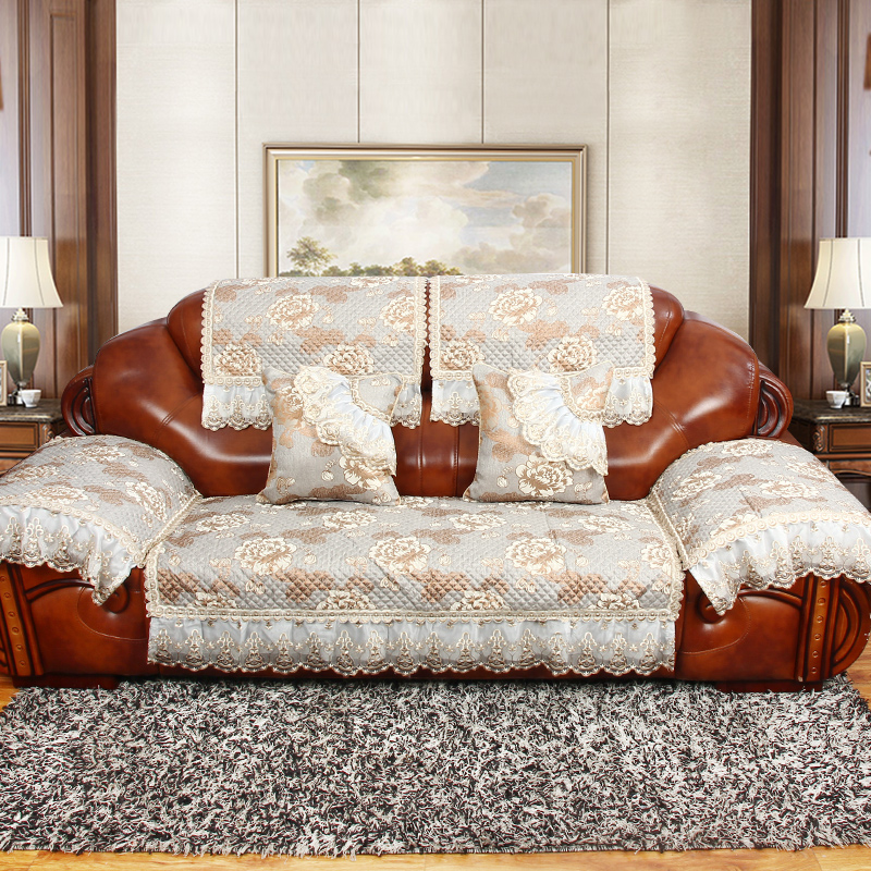 欧式123组合沙发防滑坐垫