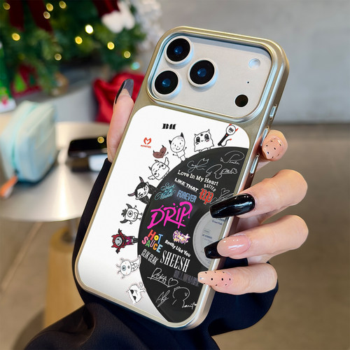 babymonster同款18promax手机壳韩系潮流iphone17哑光玻璃15pro磨砂防指纹苹果16plus女团1314明星周边17air