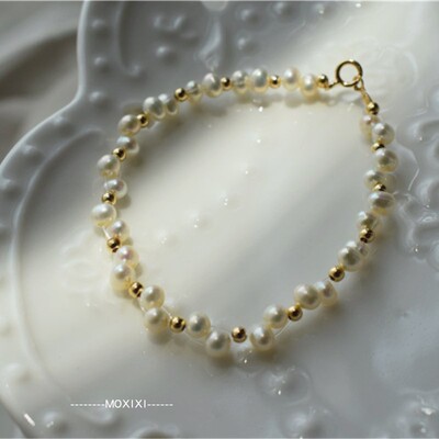 天然淡水珍珠手链