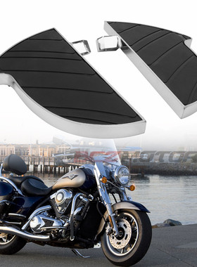 适用川Q Vulcan火神VN400/800/900 摩托车通用 前脚踏蹬 脚踏板