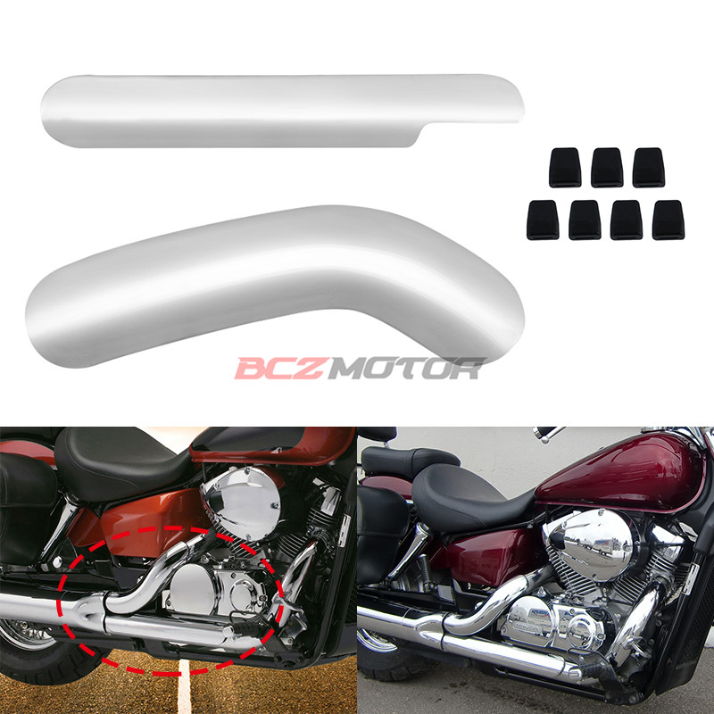 本T沙都VT400/750排气管隔热板
