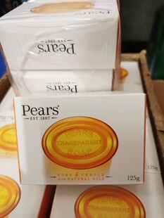 香港购pears梨牌香皂/沐浴香皂 125g克 蜜糖 薄荷 柠檬皂洗澡冲凉