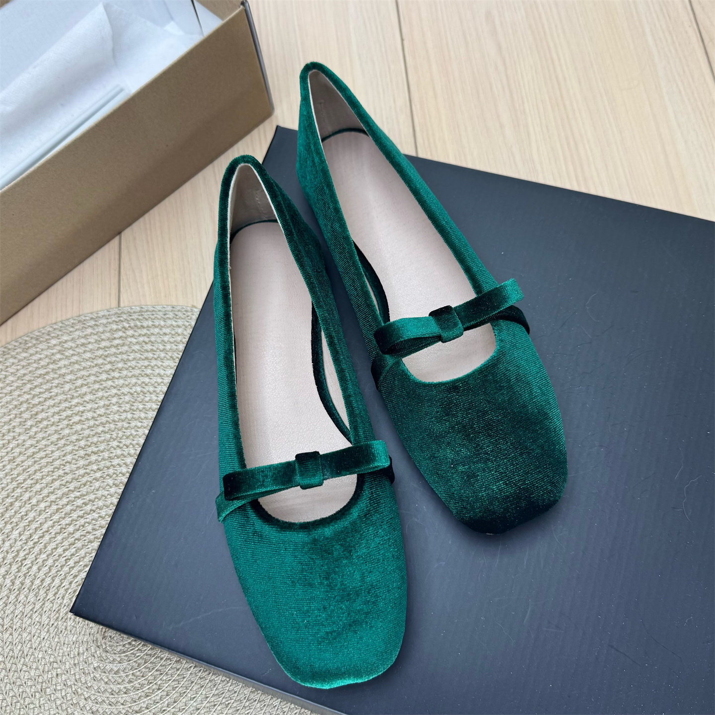 2026春季新款蝴蝶结玛丽珍鞋女浅口复古风一字带平底百搭芭蕾舞鞋,女鞋,玛丽珍鞋,淘宝优惠券,粉丝福利购,淘宝优惠卷