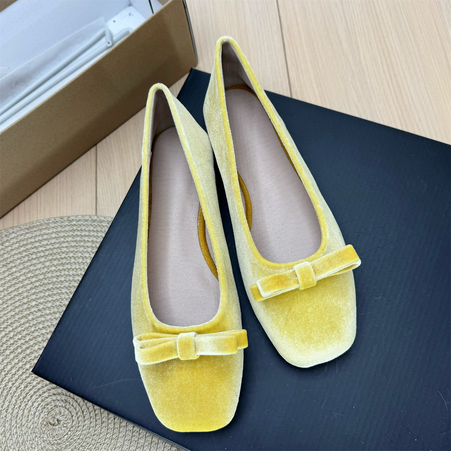 2026春季新款法式蝴蝶结方头芭蕾舞鞋女平底浅口玛丽珍单鞋温柔风,女鞋,时尚芭蕾鞋,淘宝优惠券,粉丝福利购,淘宝优惠卷