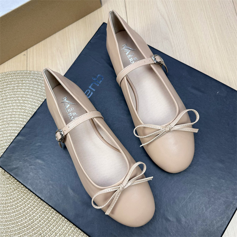 一字带复古蝴蝶结浅口单鞋女2026春季新款平底圆头玛丽珍芭蕾舞鞋,女鞋,玛丽珍鞋,淘宝优惠券,粉丝福利购,淘宝优惠卷