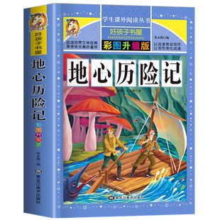 官方正版310页】地心游记正版 儒勒凡尔纳原著完整版小学生青少年版课外书必读三四五六年级课外阅读的书籍经典书目凡尔纳科幻小说