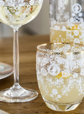 MY家 - 荷兰皮普 Pip studio Early Bird 白色印花玻璃杯/果汁杯