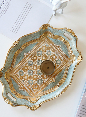 佛罗伦萨Soldi巴洛克浮雕托盘