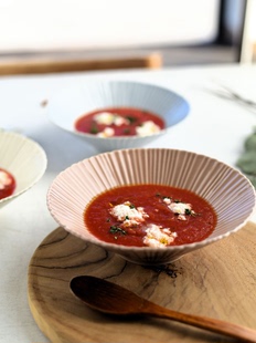 MY家 - 日本 Studio m' Ride 褶边风纹斗笠碗/汤碗沙拉面碗