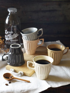 MY家 - 日本 Studio m' L'ombre 拱窗穹顶浮雕咖啡马克杯 5色入