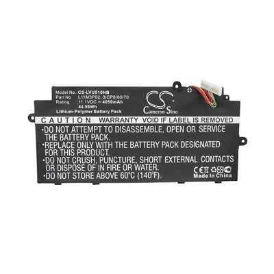 CameronSino适用联想 IdeaPad U510笔记本电池L11M3P02 4050mAh