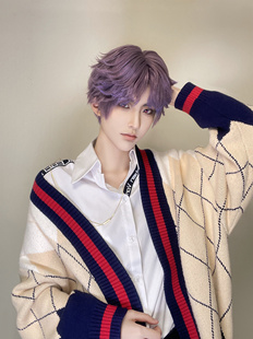 （现货翻领）恋与深空祁煜同款不对称浪漫翻领开衫毛衣cosplay服