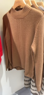 正品 套头半拉链 24187羊毛女款