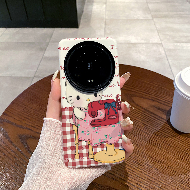 裁缝哈喽猫 适用于小米15Ultra手机壳全包边菲林14ultra磨砂二合一硅胶小米13ultra软壳硬壳塑料个性保护套