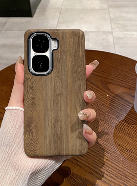 胡桃木纹 适用于VIVO IQOONeo10手机壳IQOO Neo10Pro菲林二合一磨砂防摔硅胶塑料硬壳软壳保护套创意小众耐脏