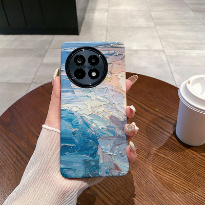 油墨适用OnePlus  一加Ace5手机壳1+Ace5Pro菲林磨砂一加Ace5Pro硅胶防摔软壳二合一硬壳保护套新款简约