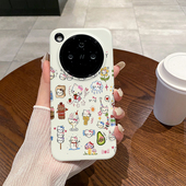 适用于OPPO FIND X8手机壳全包边菲林FIND 冰淇淋哈喽猫 X8S磨砂二合一硅胶FIND X8Ultra软壳硬壳塑料保护套