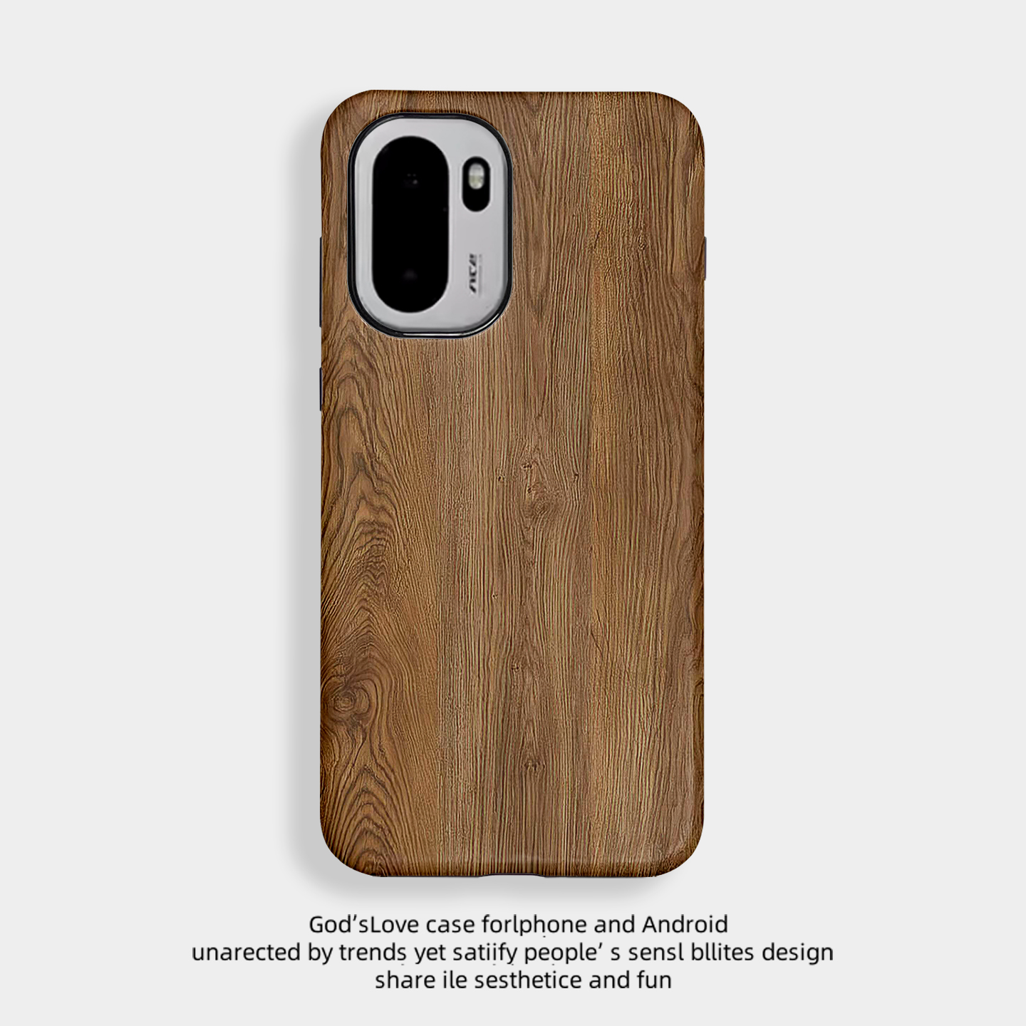 胡桃木纹适用于OnPlus一加Ace6手机壳全包边菲林塑料硬壳1+Ace6二合一个性保护套男女款新款耐脏简约软壳