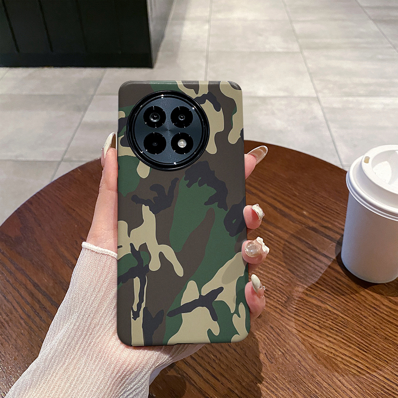 噪点迷彩适用OnePlus  一加Ace5手机壳1+Ace5Pro菲林磨砂一加Ace5Pro硅胶防摔软壳二合一硬壳保护套新款简约