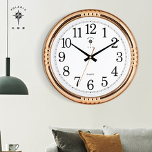 北极星静音挂钟简约钟表石英钟现代墙上时钟客厅卧室时尚家用挂表