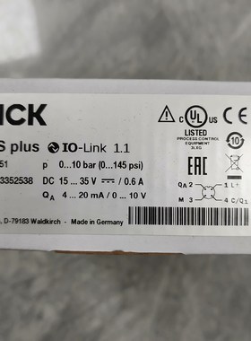 6073951 PBS2-RB010SG1SSDNMA0Z西克传感器拍前议价