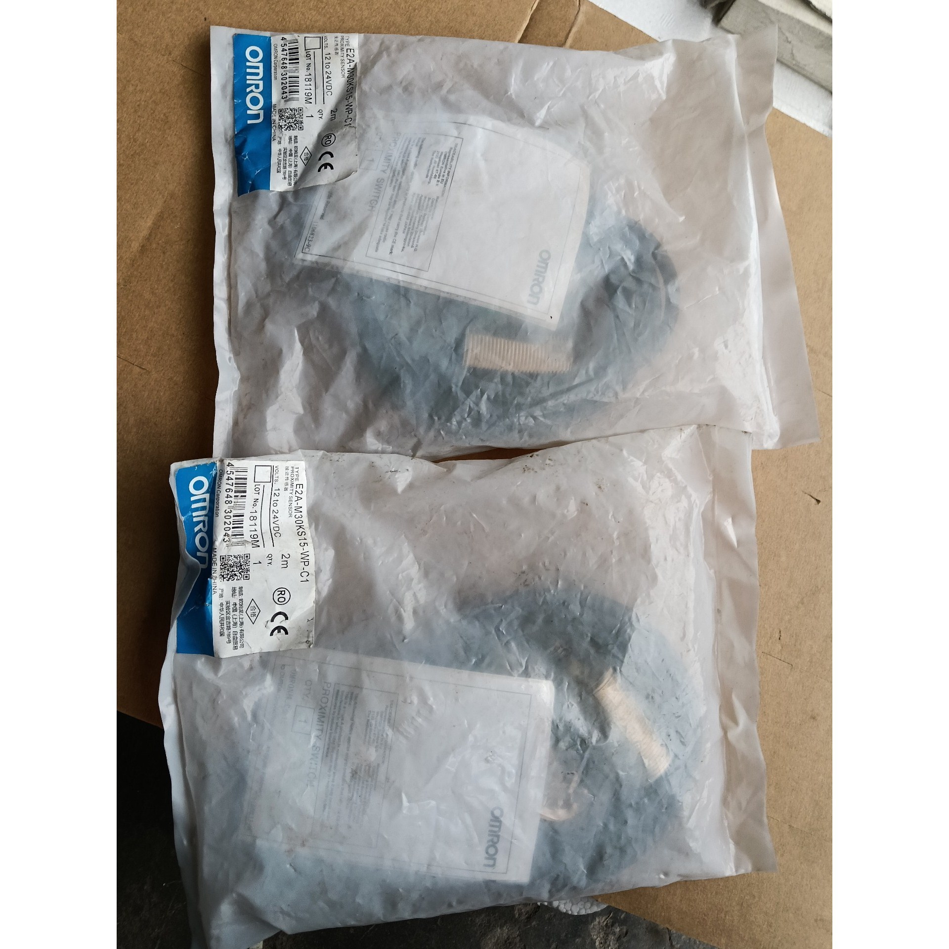 全新传感器 E2A-M30KS15-WP-C1拍前议价