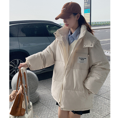 2024冬季面包棉衣韩版宽松棉服女