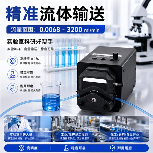 BT100S实验室大流量蠕动泵