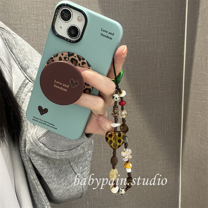babypain 韩国ins小众设计款撞色磁吸菲林硬壳适用iPhone16promax手机壳苹果15磁吸支架14pro情侣13新款甜酷